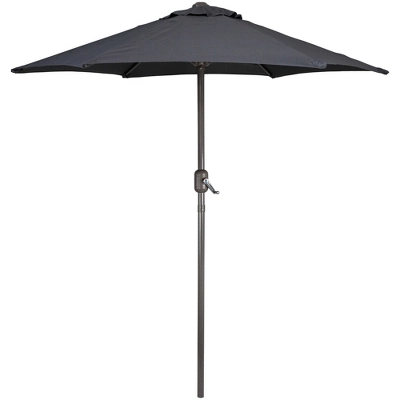 Northlight 7.5ft Outdoor Patio Market Umbrella With Hand Crank, Gray 7 Northlight 7.5ft Outdoor Patio Market Umbrella With Hand Crank, Gray - Image 5