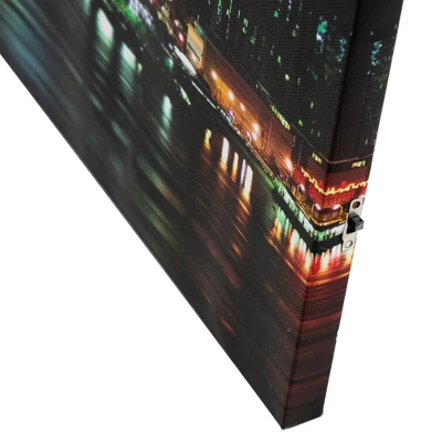 Northlight LED Lighted New York City Skyline Canvas Wall Art 15.75" X 39.25" 4 Northlight LED Lighted New York City Skyline Canvas Wall Art 15.75" X 39.25" - Image 2