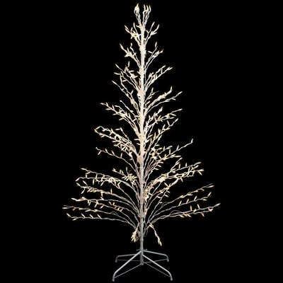 Northlight 6' Prelit Artificial Christmas Tree White Lighted Cascade Twig Outdoor Decoration - Clear Lights 3 Northlight 6' Prelit Artificial Christmas Tree White Lighted Cascade Twig Outdoor Decoration - Clear Lights