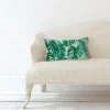 Northlight 11" X 19" Rectangular Tropical Leaves Linen Indoor Throw Pillow - Green 1 Northlight 11" X 19" Rectangular Tropical Leaves Linen Indoor Throw Pillow - Green -Home decor GUEST 03646d02 6e27 437d 90bf 9e4623176720