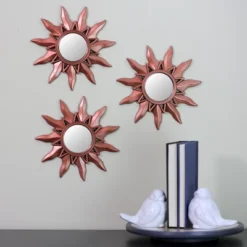 Northlight Set Of 3 Mayan Sunburst Matte Copper Round Mini Mirrors 9.5" 7 Northlight Set Of 3 Mayan Sunburst Matte Copper Round Mini Mirrors 9.5" -Home decor GUEST 04d5509c 07f9 4f9d 9a59 af70e9c96649