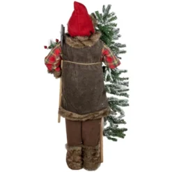 Northlight 48" Santa Claus With Artificial Flocked Alpine Tree Christmas Figure 12 Northlight 48" Santa Claus With Artificial Flocked Alpine Tree Christmas Figure -Home decor GUEST 04e167ef 0dbf 46f7 81dc cb00a0a96e56