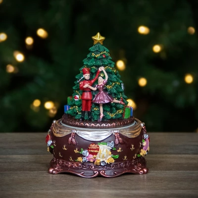 Northlight 6.25" Musical Nutcracker And Ballerina Christmas Decoration 3 Northlight 6.25" Musical Nutcracker And Ballerina Christmas Decoration