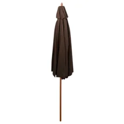 Northlight 8.5ft Outdoor Patio Market Umbrella With Wooden Pole, Brown 7 Northlight 8.5ft Outdoor Patio Market Umbrella With Wooden Pole, Brown -Home decor GUEST 06ea56e3 da7b 4bfe 8db9 d5b9720904c3