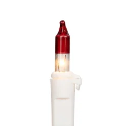 Northlight Mini Christmas Light Set - Clear With Red Tips - 10' White Wire - 50ct 12 Northlight Mini Christmas Light Set - Clear With Red Tips - 10' White Wire - 50ct -Home decor GUEST 07a484a9 643b 4f09 8e78 473285808c74