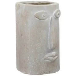 Northlight Large Abstract Face Ceramic Outdoor Garden Planter - 12.25" 12 Northlight Large Abstract Face Ceramic Outdoor Garden Planter - 12.25" -Home decor GUEST 081f543f eb4a 4049 8e43 b4b5ba1471fe
