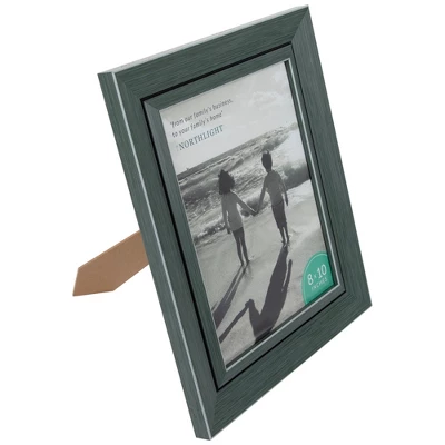 Northlight Contemporary Rectangular Picture Frame - For A 8" X 10" Photo - Gray And Black 5 Northlight Contemporary Rectangular Picture Frame - For A 8" X 10" Photo - Gray And Black - Image 3