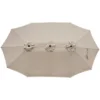 Northlight 15' Outdoor Patio Market Umbrella With Hand Crank, Beige 1 Northlight 15' Outdoor Patio Market Umbrella With Hand Crank, Beige -Home decor GUEST 0b033c98 1be8 4a0a bc49 d06ea94279fd