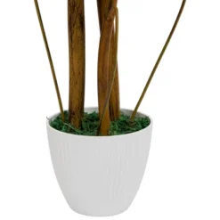 Northlight Real Touch™ Artificial Monstera Artificial Plant In A White Textured Pot - 4.25' -Home decor GUEST 0e0ec5d1 d637 44e2 bd1e d33de88cfd22