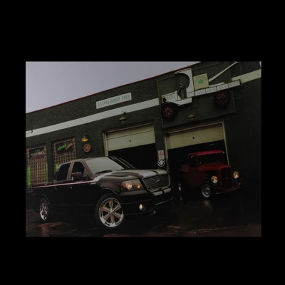 Northlight LED Lighted Ford Trucks At O'Briens Auto Service Canvas Wall Art 15.75" X 12" 4 Northlight LED Lighted Ford Trucks At O'Briens Auto Service Canvas Wall Art 15.75" X 12" - Image 2