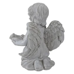 Northlight 9" Kneeling Angel With Flower Bird Feeder Outdoor Garden Statue 8 Northlight 9" Kneeling Angel With Flower Bird Feeder Outdoor Garden Statue -Home decor GUEST 0fdc1ffc c189 47f2 9c01 af1df6de366d
