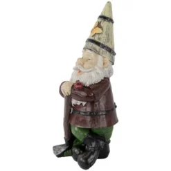 Northlight 15.25" Gnome With Butterfly And Ladybug Outdoor Garden Statue -Home decor GUEST 1031e93d 741b 44e2 a3f0 6532770dfa77