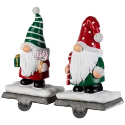 Northlight Santa Gnomes Christmas Stocking Holders - 6.25" - Set Of 2 -Home decor GUEST 129ef8a2 b612 4dc6 9d40 b1bece9ddb8b