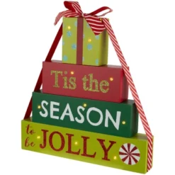 Northlight Lighted "Tis The Season To Be Jolly" Christmas Decoration - 11.75" -Home decor GUEST 12bbb102 d942 4421 a37c d91618dcd386