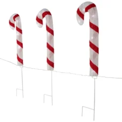 Northlight Lighted Candy Cane Christmas Pathway Lawn Stakes - 20" - Set Of 3 11 Northlight Lighted Candy Cane Christmas Pathway Lawn Stakes - 20" - Set Of 3 -Home decor GUEST 13463ecc b1b7 4f39 992a 44536fbd578e