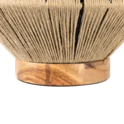 Northlight Iron And Jute Table Lamp With Wooden Base - 14.75" - Beige 10 Northlight Iron And Jute Table Lamp With Wooden Base - 14.75" - Beige -Home decor GUEST 13b2cb8a 55a9 4b1c adcf cf8f334ddecb