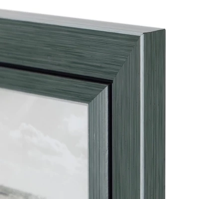 Northlight Contemporary Rectangular Picture Frame - For A 8" X 10" Photo - Gray And Black 6 Northlight Contemporary Rectangular Picture Frame - For A 8" X 10" Photo - Gray And Black - Image 4