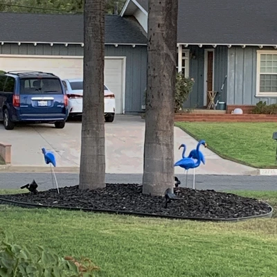 Northlight 2ct Tropical Flamingo Outdoor Garden Lawn Stakes 30" - Blue 8 Northlight 2ct Tropical Flamingo Outdoor Garden Lawn Stakes 30" - Blue - Image 6