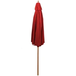 Northlight 8.5ft Outdoor Patio Market Umbrella With Wooden Pole, Red 8 Northlight 8.5ft Outdoor Patio Market Umbrella With Wooden Pole, Red -Home decor GUEST 17f299f3 9178 48f0 b878 31c6649e278c