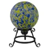 Northlight 10" Yellow And Blue Outdoor Patio Garden Gazing Ball -Home decor GUEST 1982edea e9dd 4a58 9127 47133149439e