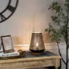 Northlight Floral Laser-Cut Table Iron Lamp With Wooden Base - 10.75" - Black 1 Northlight Floral Laser-Cut Table Iron Lamp With Wooden Base - 10.75" - Black -Home decor GUEST 19c0df62 7d7c 4815 831f 0b69066b4d35