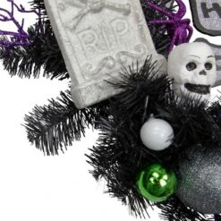 Northlight Purple And Black Spooky Skeleton Pine Halloween Wreath, 24-Inch, Unlit 7 Northlight Purple And Black Spooky Skeleton Pine Halloween Wreath, 24-Inch, Unlit -Home decor GUEST 1a5e66fc 35ef 4c06 9d62 6037752b850d