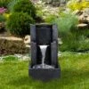 Northlight 23.5" Black And Gray Modern Lighted Three-tier Outdoor Garden Water Fountain 1 Northlight 23.5" Black And Gray Modern Lighted Three-tier Outdoor Garden Water Fountain -Home decor GUEST 1b007050 fb88 4825 ada9 c85785710959