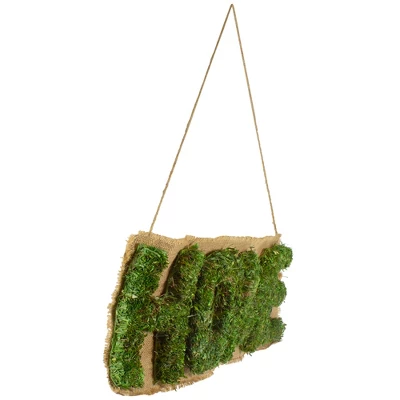 Northlight 24" Cozy Brown And Green “Home” Hanging Wall Decoration 3 Northlight 24" Cozy Brown And Green “Home” Hanging Wall Decoration