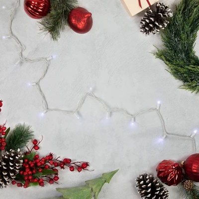 Northlight 100ct Pure White LED Wide Angle Christmas Lights, 33ft White Wire 3 Northlight 100ct Pure White LED Wide Angle Christmas Lights, 33ft White Wire