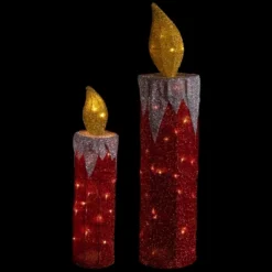 Northlight LED Lighted Candles Outdoor Christmas Decorations - 22.75" - Red - Set Of 2 12 Northlight LED Lighted Candles Outdoor Christmas Decorations - 22.75" - Red - Set Of 2 -Home decor GUEST 1ddd746f 9b99 423d b751 df269f866da7