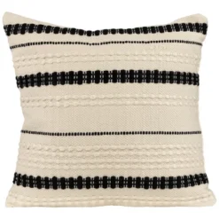 Northlight 20" White And Black Handloom Woven Outdoor Square Throw Pillow 11 Northlight 20" White And Black Handloom Woven Outdoor Square Throw Pillow -Home decor GUEST 1eb9de06 5ff9 4836 bf6f cecdfbe17ac3