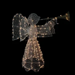Northlight Lighted 3D Trumpeting Angel Outdoor Christmas Decoration - 44" - Clear Lights 5 Northlight Lighted 3D Trumpeting Angel Outdoor Christmas Decoration - 44" - Clear Lights -Home decor GUEST 1f354061 9ff3 4757 990e bb1c996f67ca