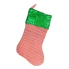 Northlight 19" Red And Green Chevron Sequin Christmas Stocking -Home decor GUEST 20dee8ce 11c9 451d 9d16 e56bc72f914d