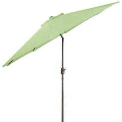 Northlight 9ft Outdoor Patio Market Umbrella With Hand Crank And Tilt, Sage Green -Home decor GUEST 20fcdec1 7a44 4770 87b8 dedebe66e606