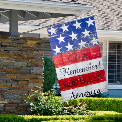 Northlight We Remember! Patriotic American Outdoor House Flag 40" X 28" 4 Northlight We Remember! Patriotic American Outdoor House Flag 40" X 28" - Image 2