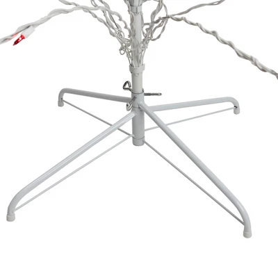 Northlight 6' Prelit Artificial Christmas Tree White Lighted Cascade Twig Outdoor Decoration - Multi-Color Lights 12 Northlight 6' Prelit Artificial Christmas Tree White Lighted Cascade Twig Outdoor Decoration - Multi-Color Lights - Image 10