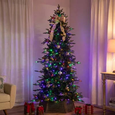 Northlight Real Touch™ Elite Pre-Lit Breckenridge Pine IPT Artificial Christmas Tree - 6' Dual Color LED 5 Northlight Real Touch™ Elite Pre-Lit Breckenridge Pine IPT Artificial Christmas Tree - 6' Dual Color LED - Image 3