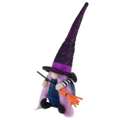 Northlight 14" Black And Purple Witch Gnome With Broom Indoor Halloween Figure 8 Northlight 14" Black And Purple Witch Gnome With Broom Indoor Halloween Figure -Home decor GUEST 22f9253a a26b 4306 8dc4 87d0eb832740