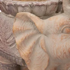 Northlight Elephant Outdoor Garden Planter - 13.75" -Home decor GUEST 2710127b 1faf 4c06 9988 d894ea9e8203