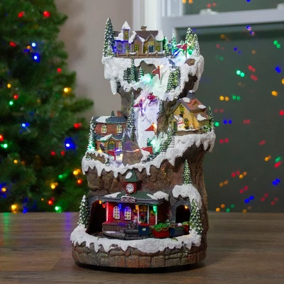 Northlight 15" LED Lighted And Animated Christmas Scene With Music 3 Northlight 15" LED Lighted And Animated Christmas Scene With Music