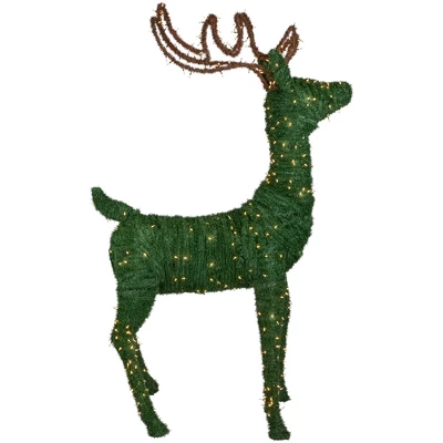 Northlight Lighted Commercial Standing Topiary Reindeer Outdoor Christmas Decoration - 6.5' - Warm White LED Lights 4 Northlight Lighted Commercial Standing Topiary Reindeer Outdoor Christmas Decoration - 6.5' - Warm White LED Lights - Image 2