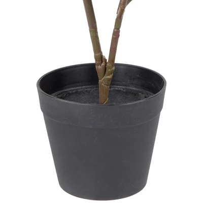 Northlight 26" Dark Green Artificial Potted Fiddle-Leaf Fig Plant 7 Northlight 26" Dark Green Artificial Potted Fiddle-Leaf Fig Plant - Image 5