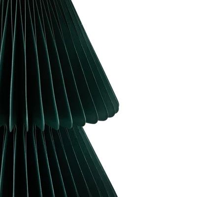 Northlight Accordion Honeycomb Foldable Paper Christmas Tree - 3' - Dark Green 6 Northlight Accordion Honeycomb Foldable Paper Christmas Tree - 3' - Dark Green - Image 4
