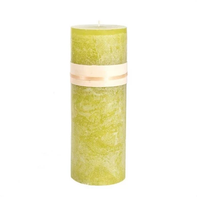 Northlight 9" Green Traditional Cylindrical Outdoor Pillar Candle 3 Northlight 9" Green Traditional Cylindrical Outdoor Pillar Candle