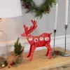 Northlight Reindeer Cut-Out Ornament Holder Christmas Decoration - 13.25" - Red And White -Home decor GUEST 2bb44f2d 5a32 4088 b4f7 ab0240548618