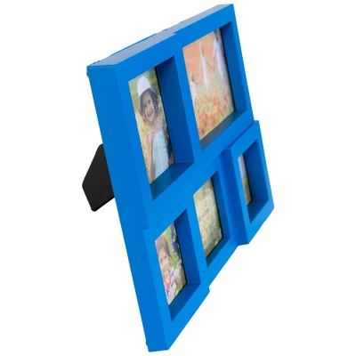 Northlight Blue Multi-Sized Puzzled Photo Picture Frame Collage Wall Decoration 5 Northlight Blue Multi-Sized Puzzled Photo Picture Frame Collage Wall Decoration - Image 3
