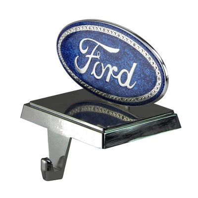 Northlight Officially Licenced Ford Logo Christmas Stocking Holder - Blue/Silver 3 Northlight Officially Licenced Ford Logo Christmas Stocking Holder - Blue/Silver