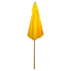 Northlight 8.5ft Outdoor Patio Market Umbrella With Wooden Pole, Yellow 7 Northlight 8.5ft Outdoor Patio Market Umbrella With Wooden Pole, Yellow -Home decor GUEST 2ec52a30 262e 4865 b7d2 af25c6f7dd31