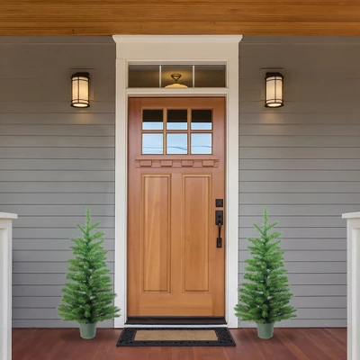 Northlight 3' Unlit Potted Artificial Christmas Tree Medium Norway Spruce 3 Northlight 3' Unlit Potted Artificial Christmas Tree Medium Norway Spruce