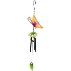 Northlight 19" Orange Metal Butterfly Outdoor Garden Windchime 8 Northlight 19" Orange Metal Butterfly Outdoor Garden Windchime -Home decor GUEST 30894b1e 51e6 4221 a8d6 31acda6e2111